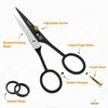 "The Cut Factory- 6.5” Professional Hair Scissors - High Carbon 420 Stainless Steel Hair Cutting Scissors, Ultra-Sharp Barber Shears for Salon & Home - Ergonomic for Men, Women, Kids & Babies"