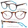 Yogo Vision Bifocal Reading Glasses 2 Pack Plastic Keyhole Spring Hinge Frames Bifocal Readers for Men and Women