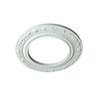 Renovators Supply Manufacturing Recessed Lighting Trim 10 in. Round White Polyurethane Ornate Recessed Ceiling Light Trims Pack of 5