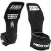 Meister Elite Leather Weight Lifting Grips w/Gel Padding (Pair) - Small/Medium