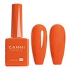 CANNI Bright Orange Gel Nail Polish, 1Pcs Neon Orange Gel Polish Red Orange Color Nail Polish Gel High Gloss Soak Off U V Gel Nail French Nail Manicure Salon DIY