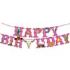 82Pcs Western Cowgirl Birthday Party Decorations Cowgirl Party Supplies Include Birthday Banner Plate Napkin Tablecloth Knives for Wild West Cowgirl Theme Birthday Party Decorations Dinnerware