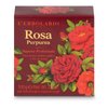 LErbolario Perfumed Soap, Purple Rose, 3.5 oz - Bar Soap - With Gallic Rose - With Oat Oil - Moisturizing and Nourishing - Cruelty-Free