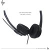 HP 3.5mm Stereo Wired Business Headset, Customer Service Headset with Microphone for Laptop/Desktop/PC/MAC
