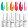 Vishine Gel Nail Polish Set Treding Summer Gel Polish Kit - Bright Colors Collection - UV LED Nail Gel Required, 8ml Bottle Nail Art