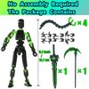 ULTHOOL Titan 13 Action Figure,Assembly Completed 3D Printed T13 Multi-Jointed Movable Robot with Full Articulation, Lucky 13 Action Figure Nova 13 Action Figure Dummy 13 Action Figure