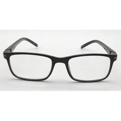 Foster Grant Cole Black Men's Crystal Vision Reading Glasses (Black, 2.00)