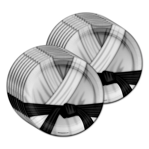 Karate Birthday Party Supplies Set Plates Napkins Cups Tableware Kit for 16