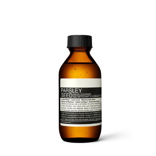 Aesop Parsley Seed Facial Cleanser | Clarifying, Removes Impurities with Mild Exfoliation | Licorice Root, Lactic Acid, Blackcurrant Seed | 3.3 Oz