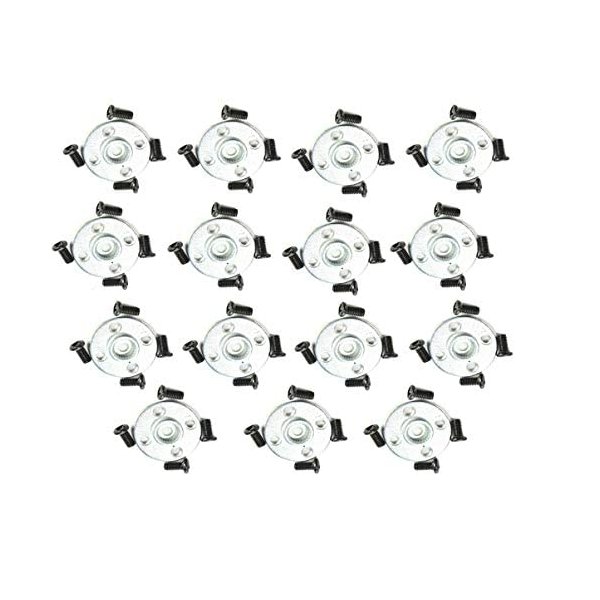 Comimark 15Set 15 Discs + 60 Screws Metal-Disc Type Servo Arm25T Matal Horns for MG995 MG996R Rc Servo Rowtus