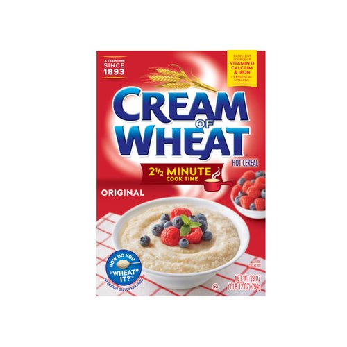 Cream of Wheat Stove Top Hot Cereal, Original, 2 1/2 Minute Cook Time, 28 Ounce