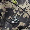 Ace Camp Munkees Ball Compass Keychain, Small Useful Outdoor Tool Gift, Hiking Key Ring, Camping, Backpacking, Portable Survival Gadget, Explore, Kids Navigation Equipment, Direction, Mini
