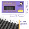 SEEDEW YY Lash Extensions, Natural Look Lash Clusters, Y Shape Lash Tray, Practice Lash Strips, Soft Fluffy Rapid Fans Supplies, Long Sterm Stable D Curl Lash Tech Must Haves(Black-0.07-D-MIX8-15mm)