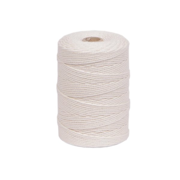 MAOQIAN 656ft Butchers Cotton Twine String 2mm Cooking Twine Food Safe for Bakers, Meat and Roasting, Gift Wrapping, Crafting & Knitting