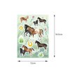 TINYMILLS Horse Pony Birthday Party Favor Set (12 multi-point pencils, 12 stampers, 12 sticker sheets, 12 small spiral notepads) Horse Party Party Supplies Favors