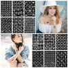 16 Sheets Henna Tattoo Stencils Reusable for Women Girls and Kids, 220+ PCS Tattoo Templates, Airbrush Tattoo Stencil