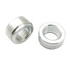 LisylineAuto 2 Pack 3/8" NPT Weld On Bung Aluminum Pipe Thread Pipe Fitting Adapter Car Accessories,Use With Fuel, Oil, Gas and Water