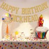 Happy Birthday Dickhead Banner,Go Shawty It's Your Birthday,Older Wiser Hotter,Golden Themed Happy Birthday Party Supplies Gold Glitter