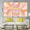 Mocsicka Groovy Birthday Banner Retro Hippie Boho Daisy Party Decorations for Girls Kids Rainbow Groovy Happy Birthday Party Background for Indoor Outdoor Supplies (Yellow, 70.8 x 43.3 Inch)