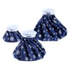 Ice Pack for Injuries Reusable: Ohuhu 3 Packs Ice Cold Packs Ice Bag Hot Water Hot & Cold Therapy Pain Relief for Knee Leg Injury No-Leak Breathable Waterproof Ice Bags 3 Sizes 6"/9"/11", Snowflake