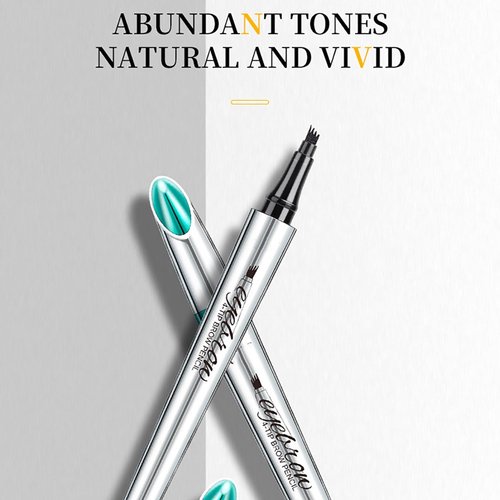 Arch Define 3D Microblading 4-tip Eyebrow Pen, ArchDefineBlapee Eyebrow Microblading Pen - Eyebrow Pencil, Blapee Micro 4 Point Brow Pen,Atikisoi Eyebrow Pencil, Long-Lasting (Reddish Brown)