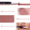 1PCS Retractable Lip Liner Pencils, Nude Red Matte, High Pigmented Natural Lip Makeup Pencils, Non-transfer, Waterproof, Long-lasting Quick-Drying Lipstick Pencil , Not Easy to Fade Lip Gloss Pen. 03