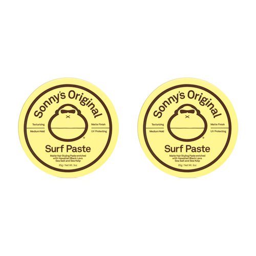 Sun Bum Sun Bum Texturizing Surf Paste Vegan and Cruelty Free Sea Salt Matte Styling Pomade for Men and Women 2 Pack