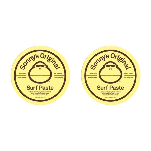 Sun Bum Sun Bum Texturizing Surf Paste Vegan and Cruelty Free Sea Salt Matte Styling Pomade for Men and Women 2 Pack