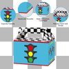 24 Pieces Race Car Party Gift Boxes Racing Party Favor Goodies Candy Treat Bags for Boys Kids Let's Go Racing Party Supplies Two Fast Car Themed Birthday Party Decorations Supplies 6 x 3 x 3.5 Inches