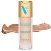 Veil Cosmetics Complexion Fix Liquid Foundation – Buildable Coverage – Water-Resistant, Hypoallergenic, Oil-Free, Cruelty-Free & Vegan – Lightweight & Brightening – Long Lasting (2N Light Neutral)
