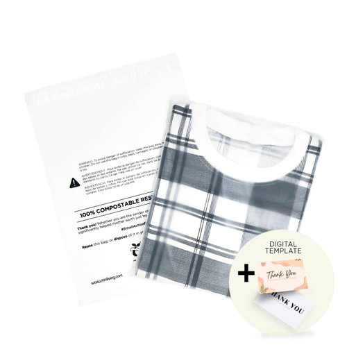 Eco Friendly Clear Bags, 85 count M size (85 pcs 10x 13 inches), Self Seal Cello Frosted Resealable Compostable Shipping Clothing bag for Packaging, Clothes Shirts Cello bags, minliving (M, 85 Pack)