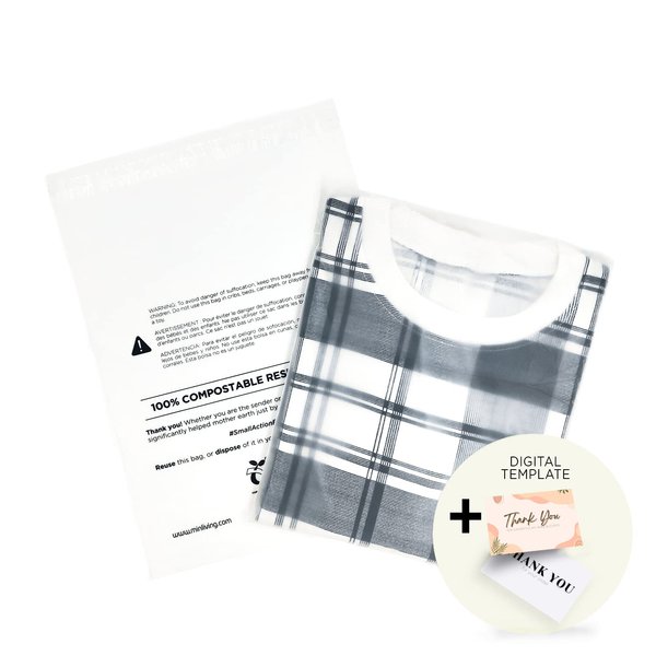 Eco Friendly Clear Bags, 85 count M size (85 pcs 10x 13 inches), Self Seal Cello Frosted Resealable Compostable Shipping Clothing bag for Packaging, Clothes Shirts Cello bags, minliving (M, 85 Pack)