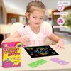RMJOY Rainbow Scratch Art for Kids: Easter Basket Stuffers Gifts for Kids 60pcs Magic Art Craft Scratch Off Paper Supplies for Age 3-12 Girl Teen Toy Game for Valentines Birthday Gifts |Party Favor