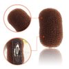 2 Pcs Charming Bump It Up Volume Inserts Hair Comb Do Beehive Hair Style Tool Hair Pads, Do Beehive Hair Base Styling Clip Accessories for Women Lady Girl (Black and Brown)