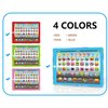 Kids Tablet Learning Pad Toddler Tablet with ABC Word Song Music Number Electronic Interactive Toy for Educational Preschool Boys & Girls 3 4 5 Years Old