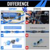 120PCS Solder Seal Wire Connectors - Sopoby Heat Shrink Waterproof Butt Connector Kit Insulated Automotive Marine Electrical Wire Terminals