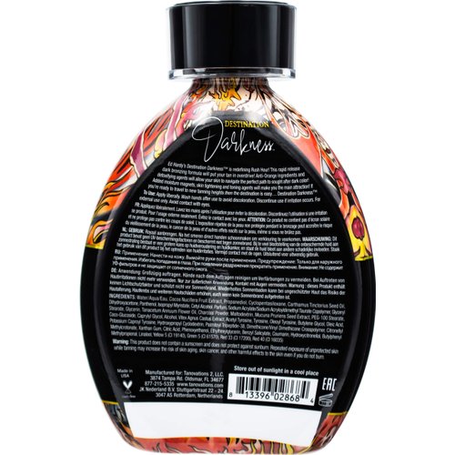 Ed Hardy Tanning Destination Darkness - One Hour Color Creator Anti-Orange Dark Tanning Lotion 13.5 oz.