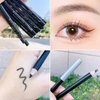 Linble Black Eyeliner Pencil Set - 12 PCs Matte Silky Formulas Waterproof Eye Crayon Liners