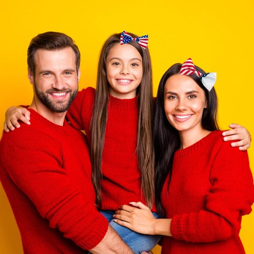 Vsdski 4th of July Bow Hair Clips USA Flag Hair Bow Clips Red Blue White Star Stripe Bow Barrettes Cute Bowknot Hairpins Alligator Clips Independent Day Patriotic Hair Accessories for Girls 4PCS