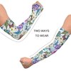 JUNZAN Gardening Arm Sleeves Farm Sun Protection Cooling Sleeves for Women Men with Thumb Hole Floral Flowers
