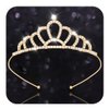 Kilshye Silver Tiaras Rhinestone Tiara and Crown Birthday Party Headband Hair Accessories for Women (F)