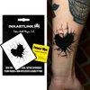 INKARTLINK semi-permanent temporary tattoos, dark style, suitable for cool boys and girls, gifts for girls, waterproof and non-reflective, exquisite packaging, unique design (Heart of darkness)
