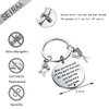 SEIRAA Hair Stylist Appreciation Gift Hairdresser Keychain Barber Jewelry for Hairdresser Hair Dryer Comb key chain (Hairdresser Keychain)
