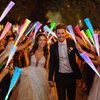 32 Pcs Glow Fiber Wands Sticks Party Favors LED Flashing Wand Glow Sticks Bulk Party Pack Glow in the Dark Party Supplies Fiber Optic Light Wand Sticks Birthday Wedding Favors Football Party Supplies
