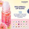 Blossom Scented Roll on Lip Gloss, Infused with Real Flowers, Made in USA, 0.20 fl. oz./5.9ml, Mango