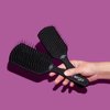 Ergo Super Gentle Mini Paddle Brush for Blow Drying - Hair Brushes for Women with Thick or Thin Hair - Dual Hairbrush for Women - Detangler Hair Brush - Gently Detangles Curly or Wet Hair - ERG750
