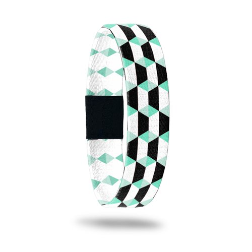 ZOX Bracelets — Just Breathe | Stretchy Elastic Band with Motivational Affirmations and Beautiful Artwork, Great Wristband Gift for Men & Women of All Ages (Small)