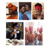 Nonbongoy Head Wraps for Black Women Stretch Turban African Headwraps Scarf Soft Hijab Hair Wraps Jersey Head Scarf for Locs Braids