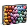 Galison Prismatic Dyed Easter Eggs – 1000 Piece Puzzle Fun and Challenging Activity with Bright and Bold Artwork of Eggs Arranged by Color