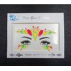 Topz Neon Face Jewels Face Gems Sticker Christmas Makeup Face Tattoos Rainbow Crystal Eye Gems Sticker Body Glitter Fluorescent Rhinestone sticker Body Gems Temporary Tattoo